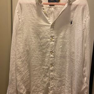 Ralph Lauren Mens Linen Polo
